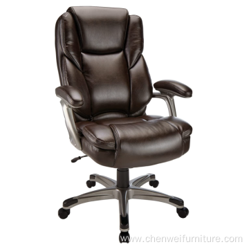 Classic Leather Executive Computer Manager Swivel Chair